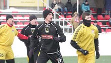 Niko Tokičius (centre)