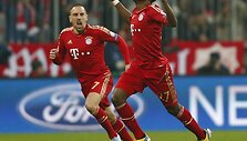 Francas Ribery ir Davidas Alaba.