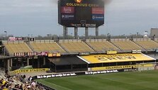 Gaisras &bdquo;Columbus Crew&ldquo; stadione.