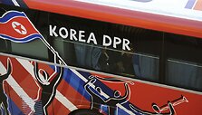 &Scaron;iaurės Korėjos rinktinės autobusas PAR.