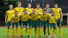 Lietuvos U-19 futbolo rinktinė.