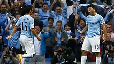 Jesus Navas ir Sergio Aguero