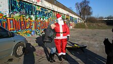 Kalėdinis plaukimas irklentėmis Nerimi