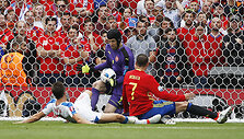 Alvaro Morata smūgis