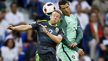 Chrisas Gunteris ir Cristiano Ronaldo
