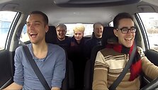 Dalia Grybauskaitė automobilyje su Tadu Vidmantu