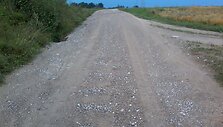 Duobė vie&scaron;kelyje