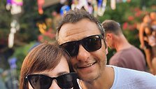 Ieva kartu su vyru Montreux kasmetiniame didžiausiame &scaron;alyje džiazo festivalyje