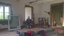 &Scaron;eima atnaujino rąstinį namuką ir pasidalino pokyčiais