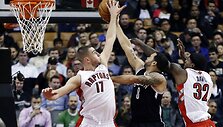 Jonas Valančiūnas ir &bdquo;Toronto Raptors&ldquo; &scaron;e&scaron;tąjį mačą i&scaron; eilės pralaimi