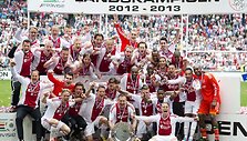 Amsterdamo &bdquo;Ajax&ldquo; klubas per visą komandos istoriją Nyderlandų čempionais tapo 32 kartą