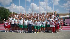 Lietuvos studentų sporto delegacija Universiadoje Kazanėje 