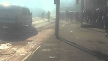 Jesenicių miestelyje susikibo serbų ir bosnių sirgaliai, kurie sukėlė riau&scaron;es