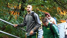 Lietuvos krep&scaron;inio rinktinės treniruotė &bdquo;Ježice&ldquo; arenoje &ndash; Jonas Valančiūnas