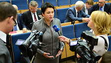 Kaune &ndash; mokslinė konferencija &bdquo;Lietuvos olimpinio sąjūdžio 90-metis&ldquo;. Daina Gudzinevičiūtė