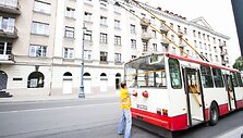 Avarija Vilniuje, Vinco Kudirkos aik&scaron;tės stotelėje