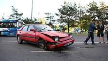 Girtas klaipėdietis automobiliu vartėsi uostamiesčio gatvėmis.