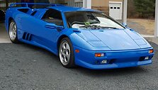 &bdquo;Lamborghini Diablo&ldquo;, kurį iki 2015 metų vairavo Donaldas Trumpas
