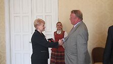 Lietuvos Respublikos Prezidentė Dalia Grybauskaitė su pirmuoju darbo vizitu atvyko į &Scaron;vedijos Karalystę