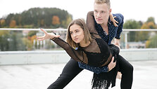 Ieva Riep&scaron;aitė ir Justinas Mejeris