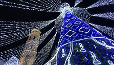 Vilniaus Kalėdų eglės įžiebimas Katedros aik&scaron;tėje 
