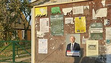 Rinkiminiai plakatai Padvarninkuose