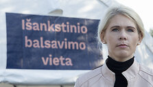 Vyriausiosios rinkimų komisijos vadovė Laura Matjo&scaron;aitytė