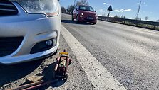 Pavojingas ruožas kelyje Vilnius-Kaunas