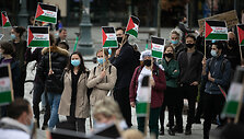 Protesto akcija &bdquo;A&scaron; esu palestinietis&ldquo;