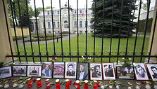 Protestas prie Baltarusijos ambasados Vilniuje