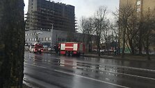Gaisras Savanorių pr. Kaune