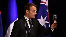 Emmanuelis Macronas Australijoje