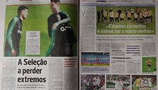 Portugalijos žiniasklaidos puslapiai ketvirtadienį