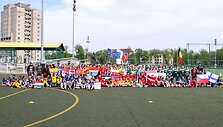 Jubiliejiniame vaikų globos namų turnyre &ndash; Lietuvos rinktinės futbolininkų dėmesys 