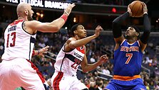 NBA prie&scaron;sezoninės rungtynės; &bdquo;New York Knicks&ldquo; &ndash; &bdquo;Washington Wizards&ldquo;