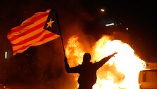 Protestai &bdquo;El Clasico&ldquo; metu &scaron;alia &bdquo;Camp Nou&ldquo; stadiono 