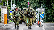 Lietuvos karo akademijos kariūnų baigiamojo žygio ceremonija