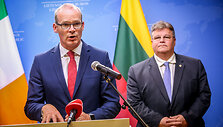 Simono Coveney (Saimono Kouvnio) spaudos konferencija 