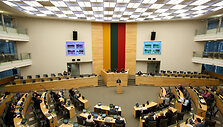 Aplinkos ministras Kęstutis Navickas Seime