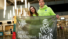 Arūnas Gelažninkas ir jo komanda i&scaron;skrenda į Dakarą