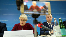 Spaudos konferencija Sveikatos apsaugos ministerijoje
