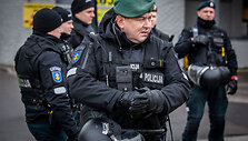 Policijos pajėgos saugojo krep&scaron;inio ramybę
