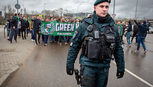 Policijos pajėgos saugojo krep&scaron;inio ramybę
