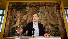BNS spaudos konferencijoje kalba Ramūnas Vilpi&scaron;auskas 