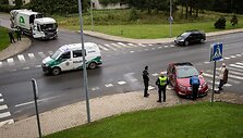 Varėnoje susidūrė &scaron;iuk&scaron;liavežys ir lengvasis automobilis