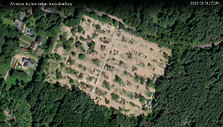 2022 08 13 i&scaron; palydovo daryta teritorijos nuotrauka ir joje matomos atliekos