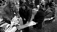 Margionių kaime per Vėlines deginami kryžiai 