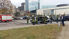 Vilniuje užsidegė &bdquo;Hyunday&ldquo; automobilis