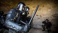 VST pareigūnų pratybos Pravieni&scaron;kių kolonijoje 
