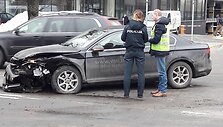 Žalgirio gatvėje į avariją pateko VMI automobilis